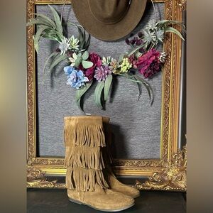 Minnetonka 3 Layer Fringe Boot